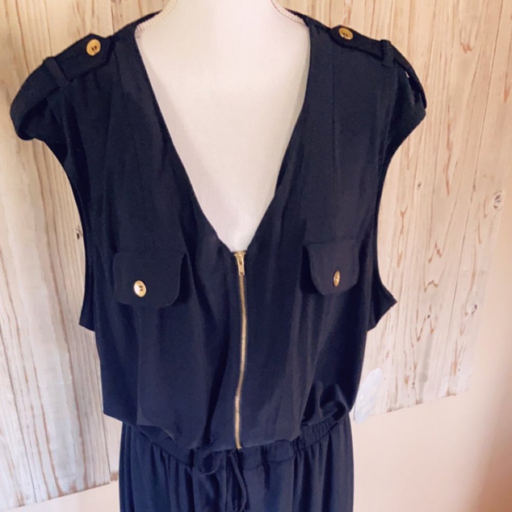 NWT Black Wide Leg  3x Jumpsuit